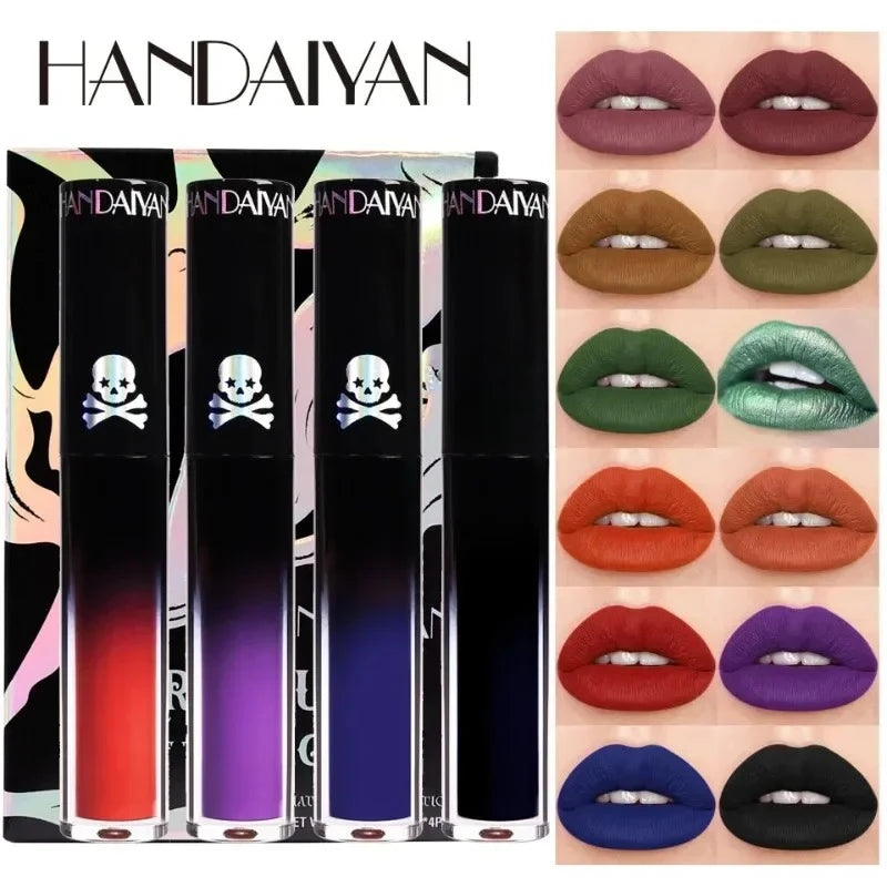 Halloween Goth Dark Matte Lipstick Set