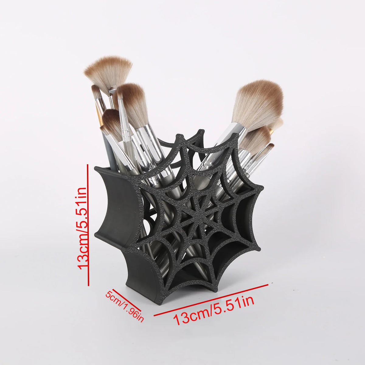 Halloween Spider Web Makeup Brush Holder
