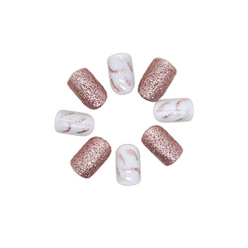 Reusable Press-On Nails – Angela | 24-Piece Nail Kit