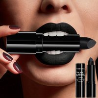 Halloween matte black lipstick