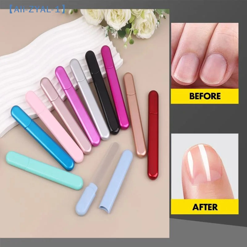 Glass Nail File with Case