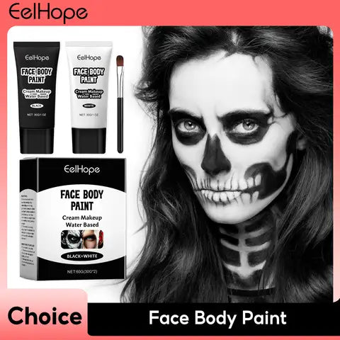 Halloween Gothic Face Paint Makeup Set
