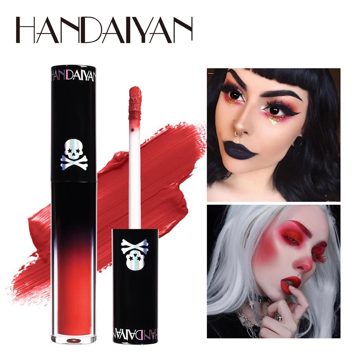 Halloween Purple Gothic Matte Liquid Lip Colour