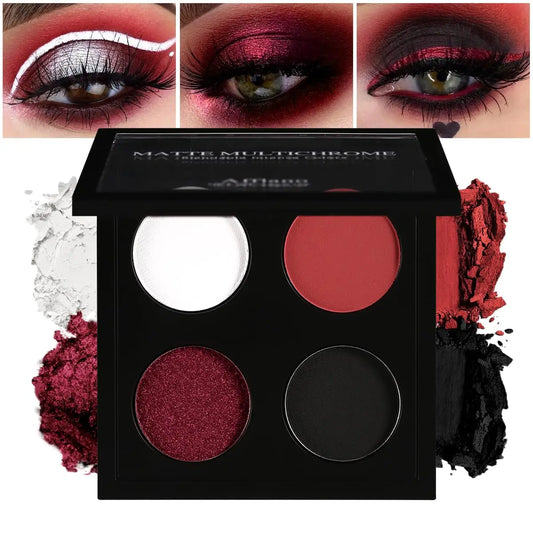 Halloween Black & Red Gothic Eyeshadow Palette