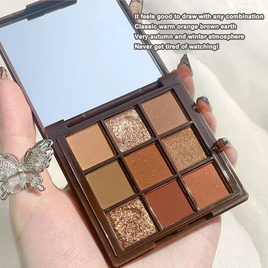 Halloween Punk Smoky Glitter Eyeshadow Palette