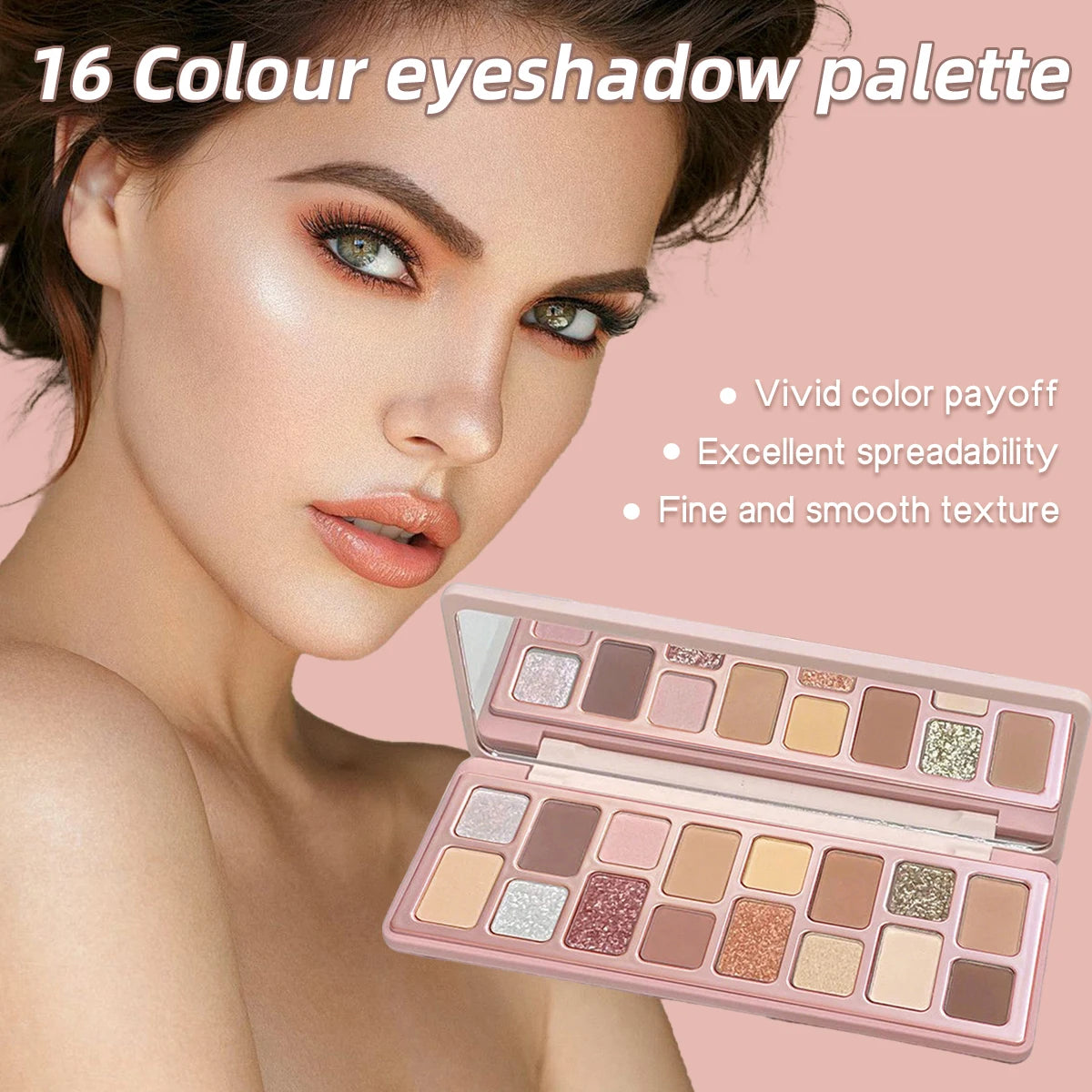 Halloween 16-Colour Glitter Eye Makeup Palette