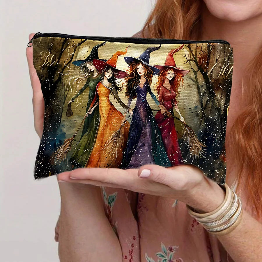 Halloween Print Cosmetic Makeup Bag