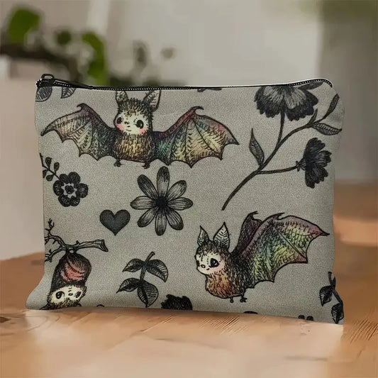 Halloween Gothic Cheshire Cat Cosmetic Bag