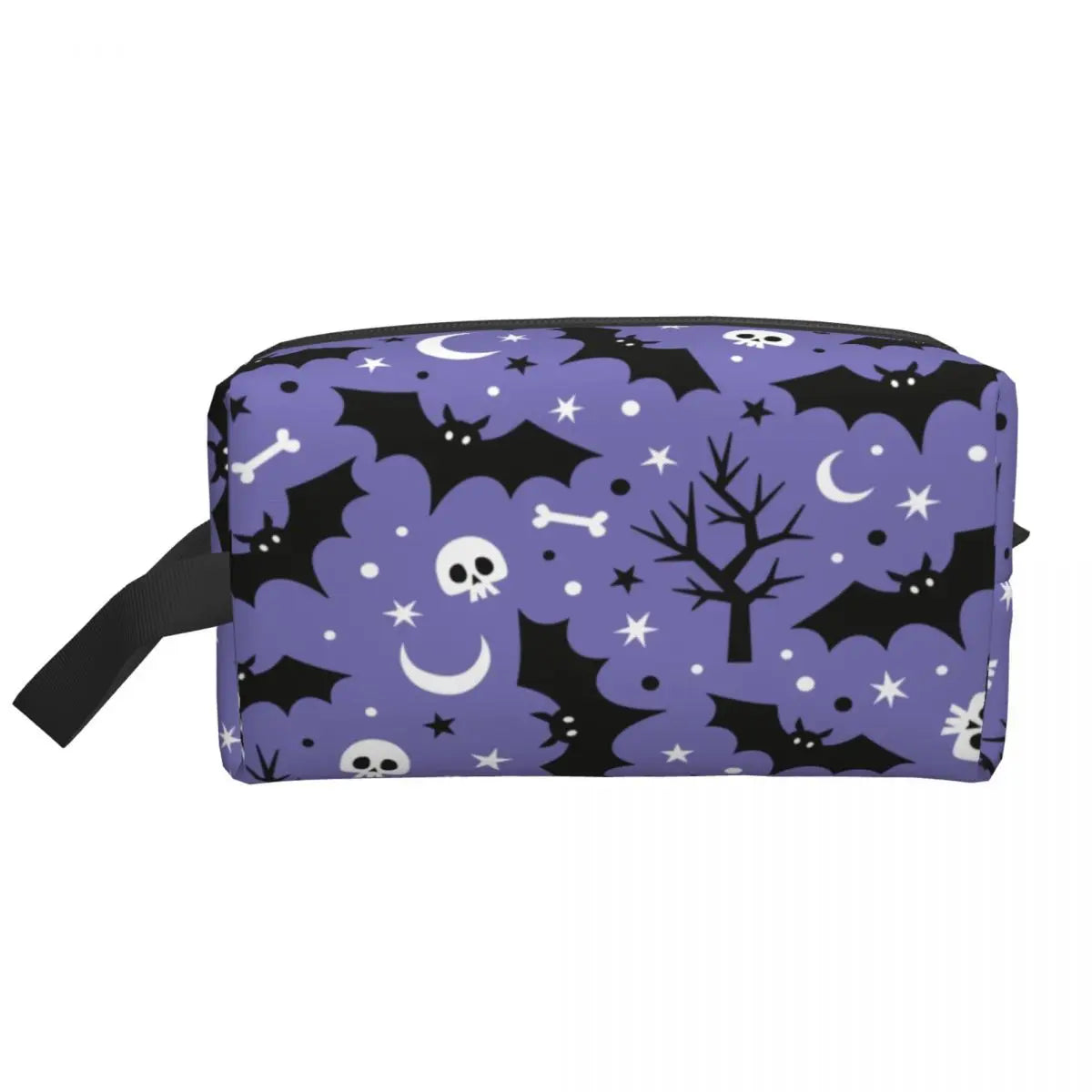 Halloween Spooky Print Cosmetic Organizer Bag