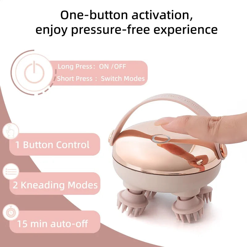 HSÈRA rechargeable electric scalp massager