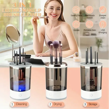 HSÈRA automatic electric makeup brush cleaner