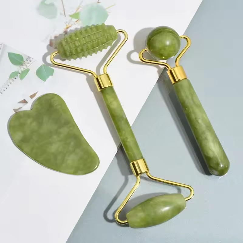 HSÈRA facial roller and gua sha set